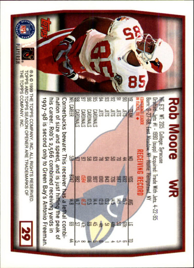 B1290- 1999 Topps Season Opener FB 1-165 +Inserts -You Pick- 15+ FREE US SHIP - Picture 49 of 294