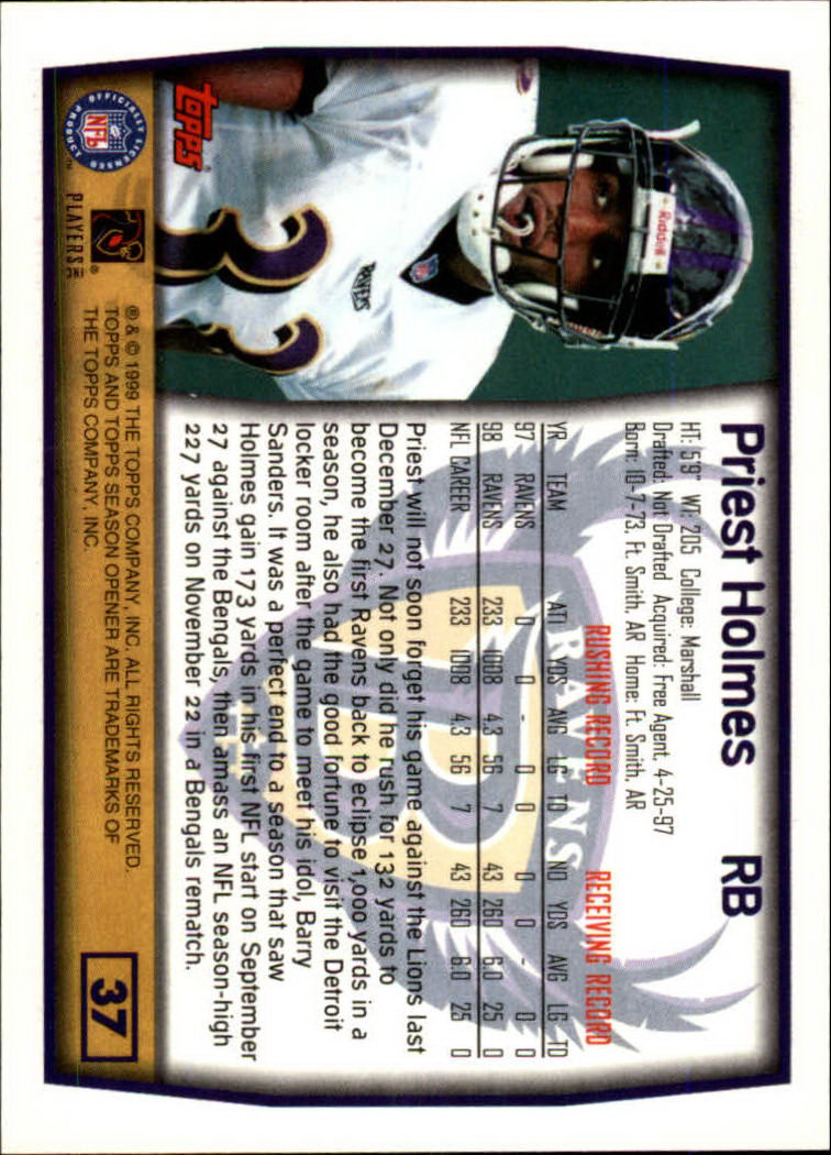 B1290- 1999 Topps Season Opener FB 1-165 +Inserts -You Pick- 15+ FREE US SHIP - Picture 63 of 294