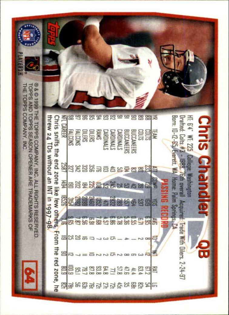 B1290- 1999 Topps Season Opener FB 1-165 +Inserts -You Pick- 15+ FREE US SHIP - Picture 113 of 294