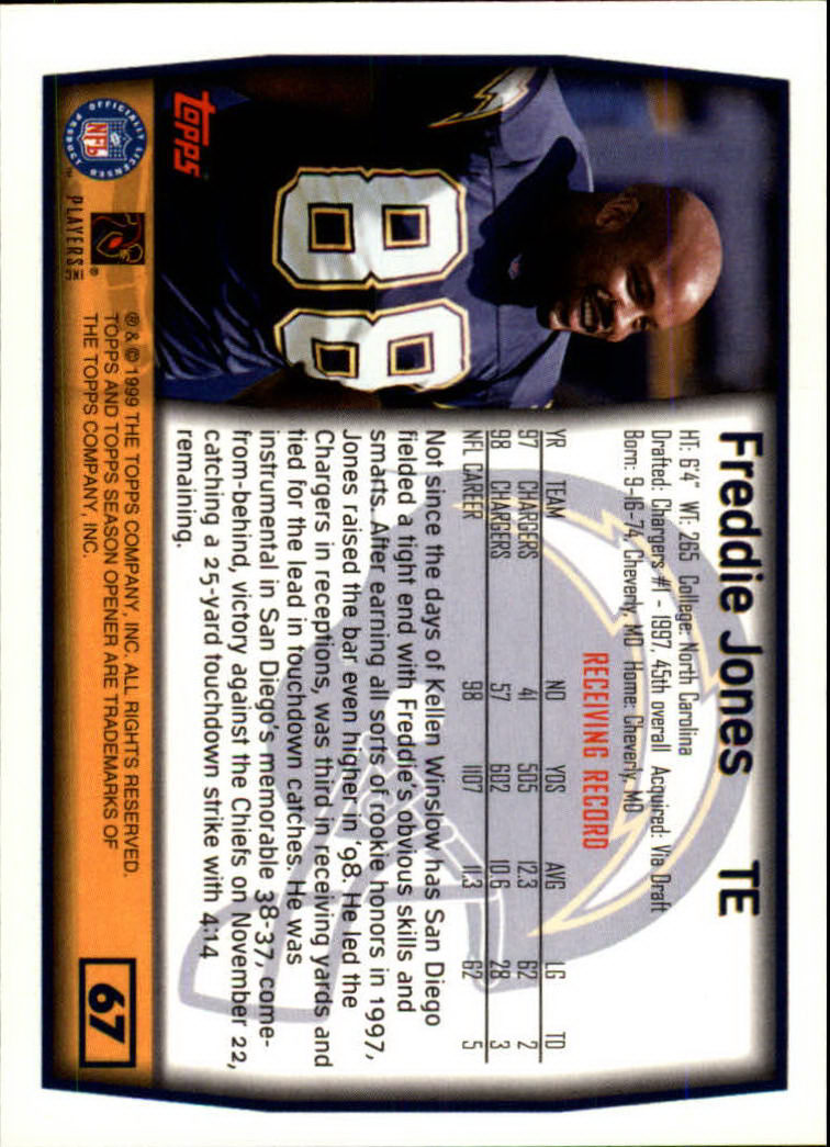 B1290- 1999 Topps Season Opener FB 1-165 +Inserts -You Pick- 15+ FREE US SHIP - Picture 119 of 294