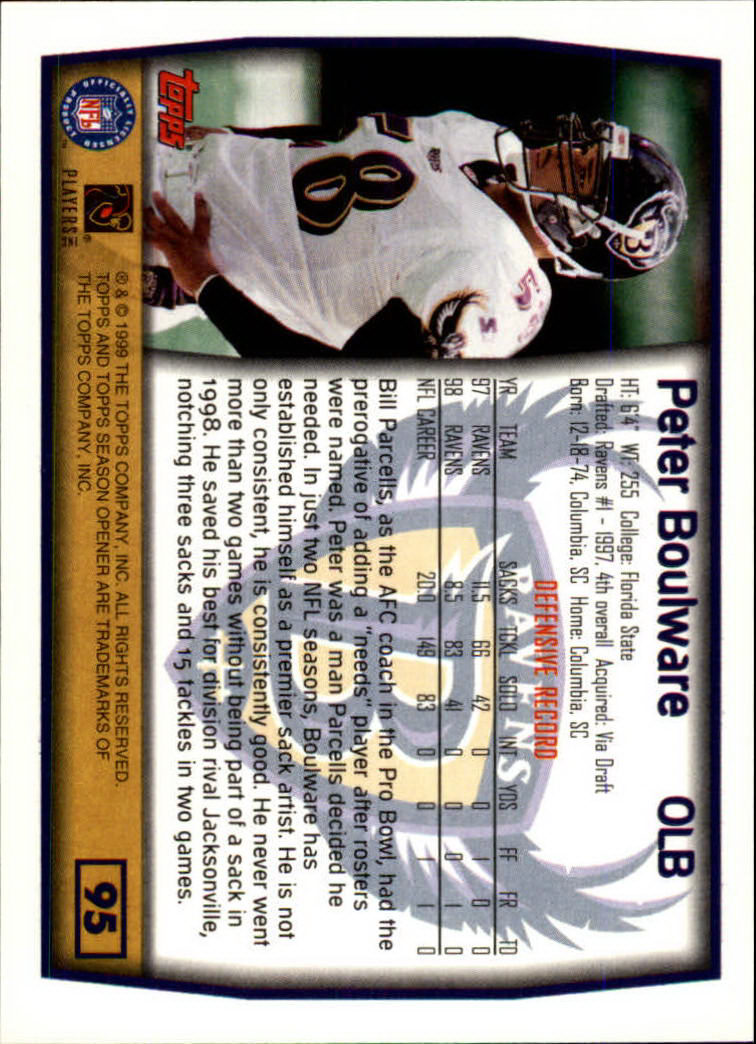 B1290- 1999 Topps Season Opener FB 1-165 +Inserts -You Pick- 15+ FREE US SHIP - Picture 169 of 294