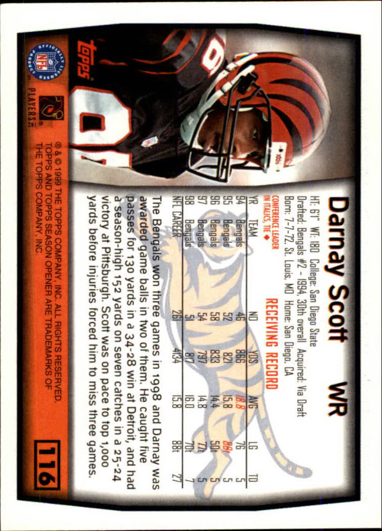 B1290- 1999 Topps Season Opener FB 1-165 +Inserts -You Pick- 15+ FREE US SHIP - Picture 205 of 294