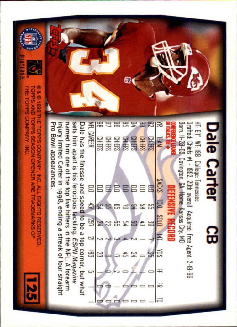 B1290- 1999 Topps Season Opener FB 1-165 +Inserts -You Pick- 15+ FREE US SHIP - Picture 223 of 294