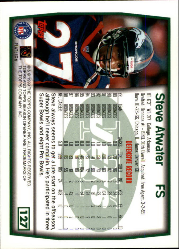 B1290- 1999 Topps Season Opener FB 1-165 +Inserts -You Pick- 15+ FREE US SHIP - Picture 227 of 294