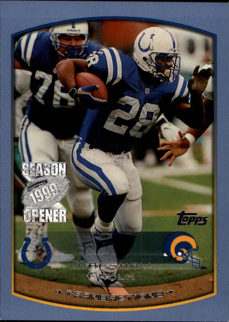 B1290- 1999 Topps Season Opener FB 1-165 +Inserts -You Pick- 15+ FREE US SHIP - Picture 236 of 294