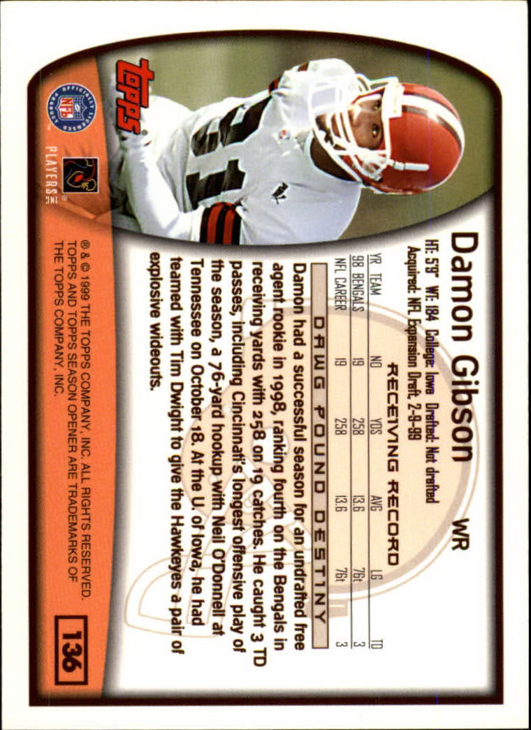 B1290- 1999 Topps Season Opener FB 1-165 +Inserts -You Pick- 15+ FREE US SHIP - Picture 243 of 294