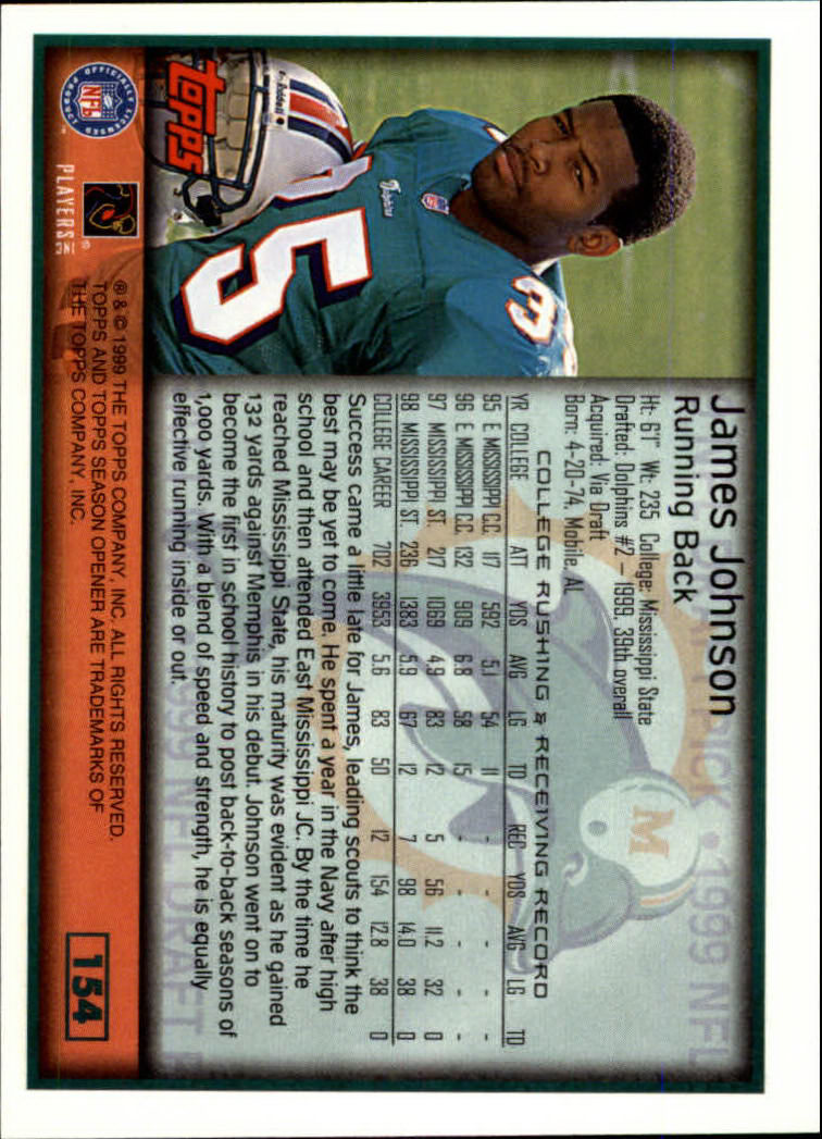 B1290- 1999 Topps Season Opener FB 1-165 +Inserts -You Pick- 15+ FREE US SHIP - Picture 277 of 294