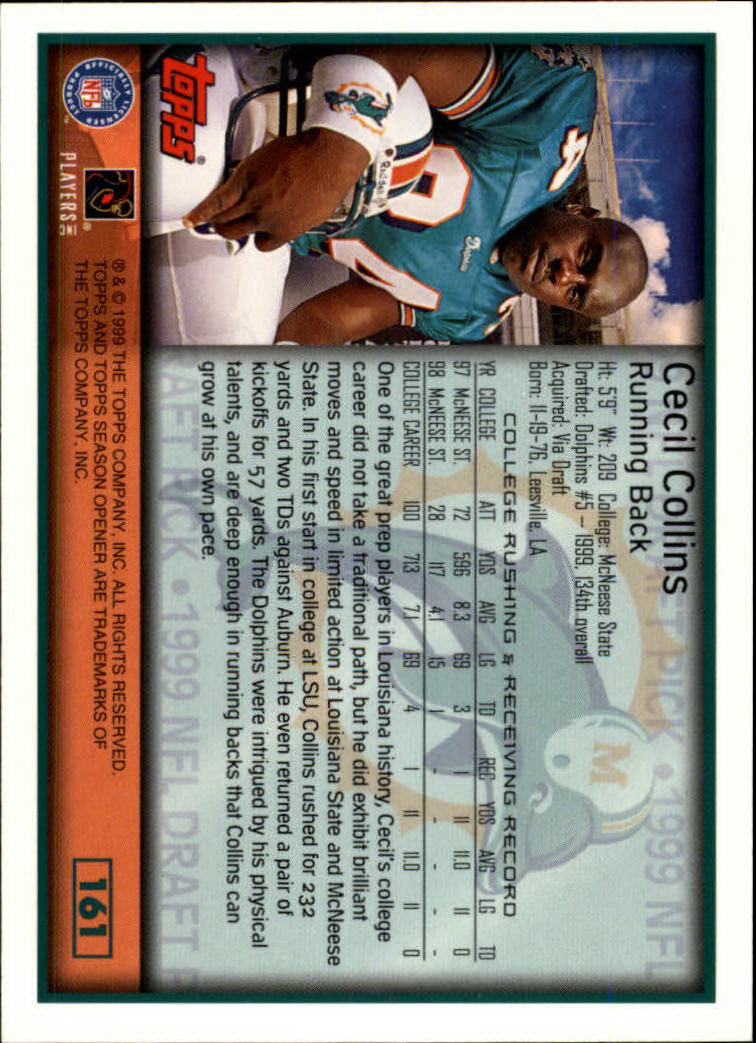 B1290- 1999 Topps Season Opener FB 1-165 +Inserts -You Pick- 15+ FREE US SHIP - Picture 285 of 294