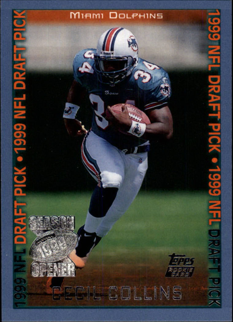 1999 Topps Season Opener Football Card #161 Cecil Collins Rookie | eBay