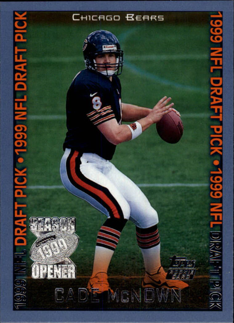 Cade McNown autographed football card (UCLA Bruins drafted Chicago Bears)  1999 Collectors Edge Advantage #180