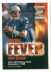 1999 Topps Season Opener Football Fever #F3D Drew Bledsoe 12/05
