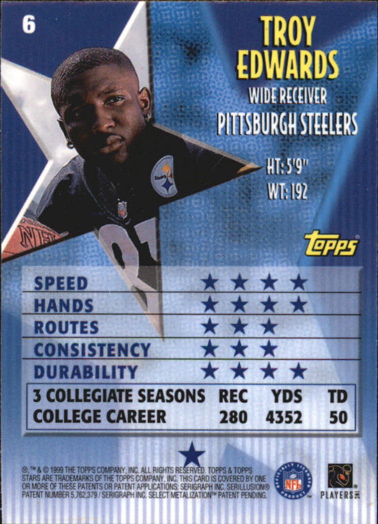 A5970- 1999 Topps Stars FB Cards 1-140 +Parallels -You Pick- 15+ FREE US SHIP - Picture 12 of 494