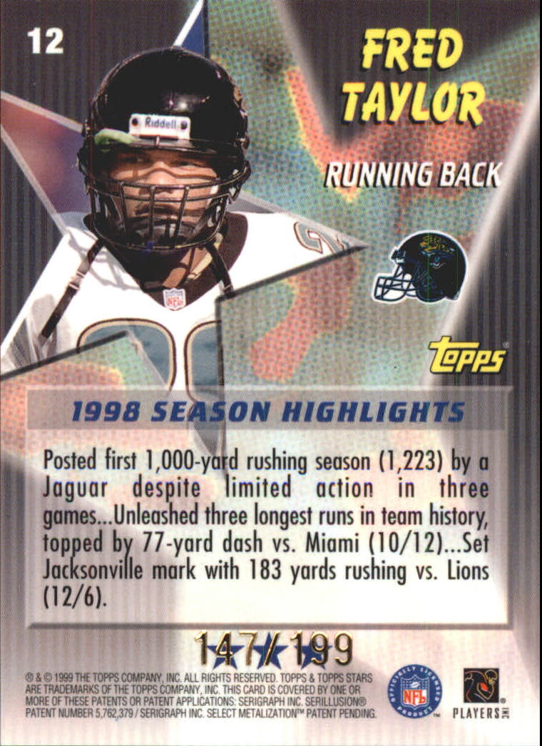 A5970- 1999 Topps Stars FB Cards 1-140 +Parallels -You Pick- 15+ FREE US SHIP - Picture 24 of 494