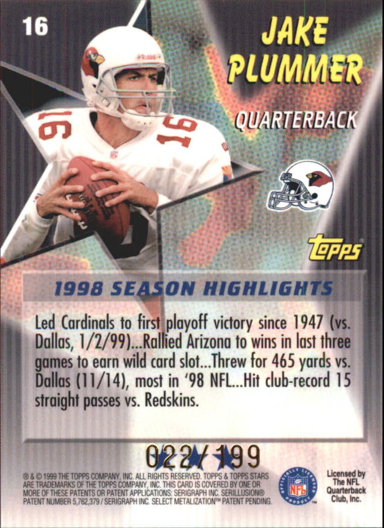 A5970- 1999 Topps Stars FB Cards 1-140 +Parallels -You Pick- 15+ FREE US SHIP - Picture 28 of 494