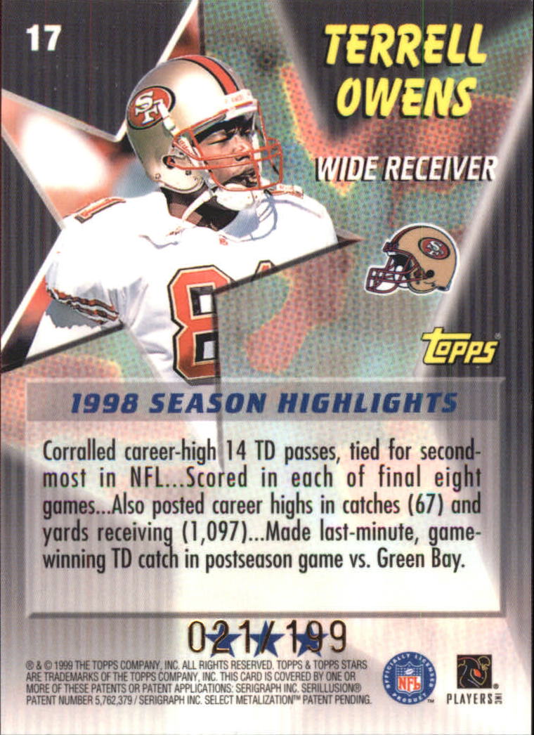 A5970- 1999 Topps Stars FB Cards 1-140 +Parallels -You Pick- 15+ FREE US SHIP - Picture 30 of 494