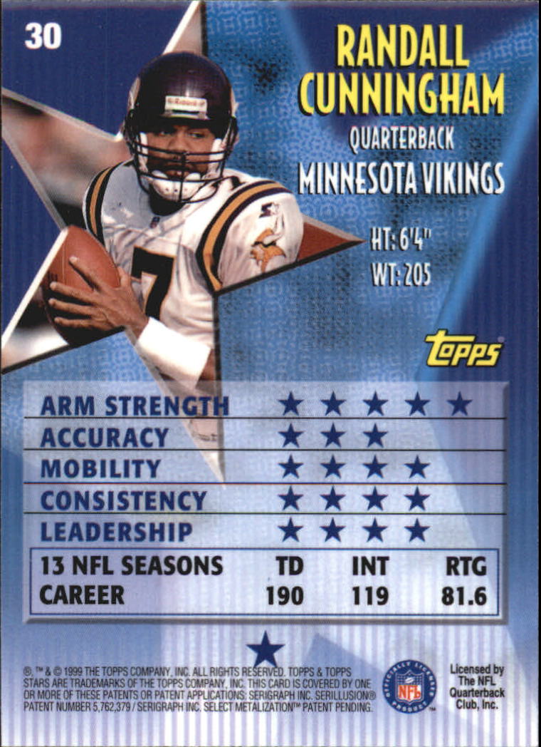 A5970- 1999 Topps Stars FB Cards 1-140 +Parallels -You Pick- 15+ FREE US SHIP - Picture 56 of 494