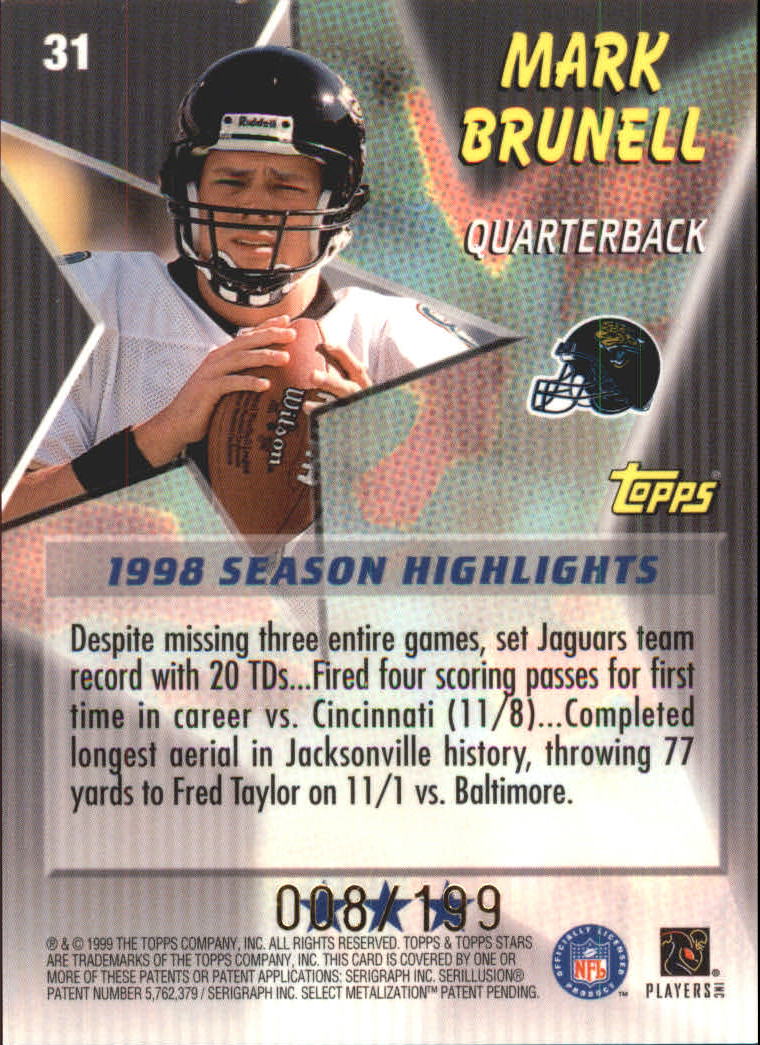 A5970- 1999 Topps Stars FB Cards 1-140 +Parallels -You Pick- 15+ FREE US SHIP - Picture 58 of 494