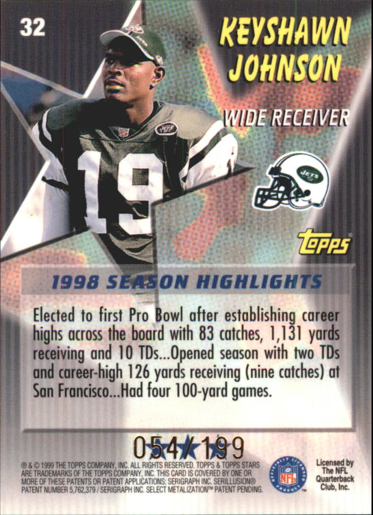 A5970- 1999 Topps Stars FB Cards 1-140 +Parallels -You Pick- 15+ FREE US SHIP - Picture 60 of 494