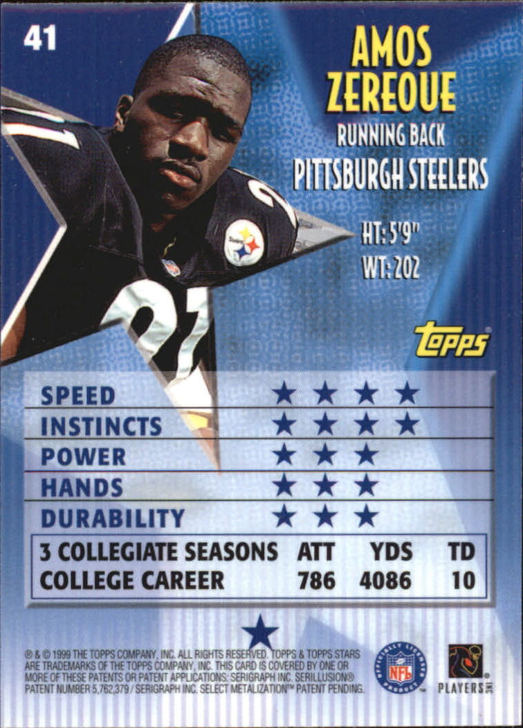 A5970- 1999 Topps Stars FB Cards 1-140 +Parallels -You Pick- 15+ FREE US SHIP - Picture 78 of 494