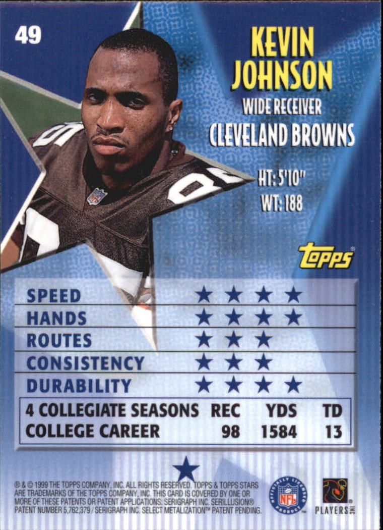 A5970- 1999 Topps Stars FB Cards 1-140 +Parallels -You Pick- 15+ FREE US SHIP - Picture 94 of 494