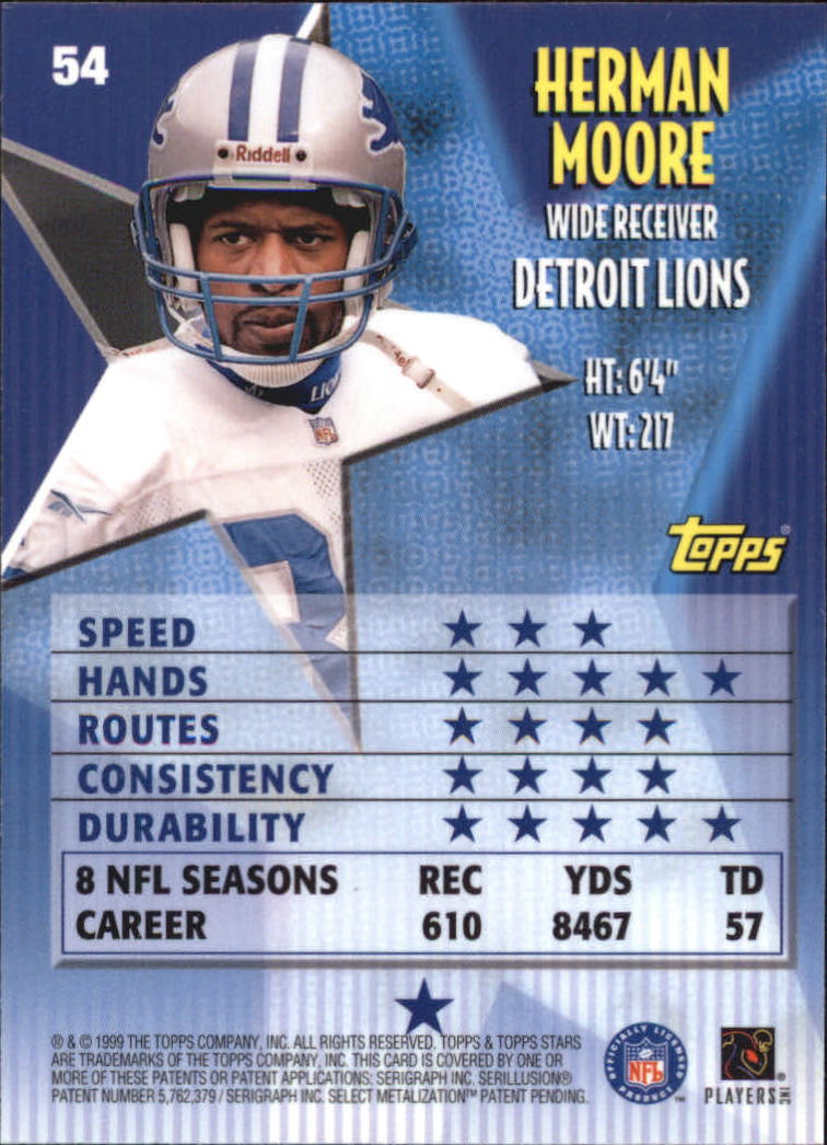 A5970- 1999 Topps Stars FB Cards 1-140 +Parallels -You Pick- 15+ FREE US SHIP - Picture 104 of 494