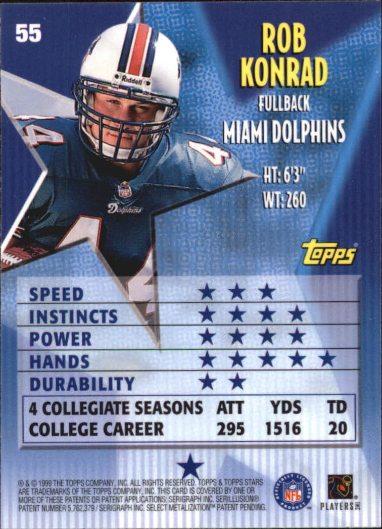 A5970- 1999 Topps Stars FB Cards 1-140 +Parallels -You Pick- 15+ FREE US SHIP - Picture 106 of 494
