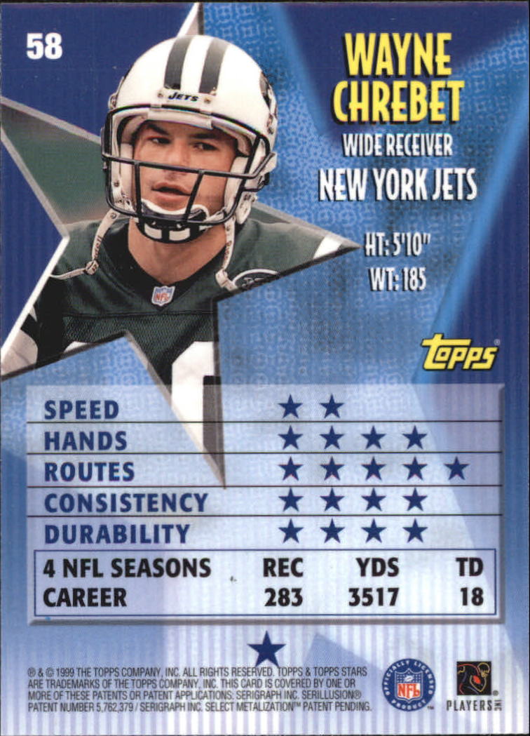 A5970- 1999 Topps Stars FB Cards 1-140 +Parallels -You Pick- 15+ FREE US SHIP - Picture 112 of 494