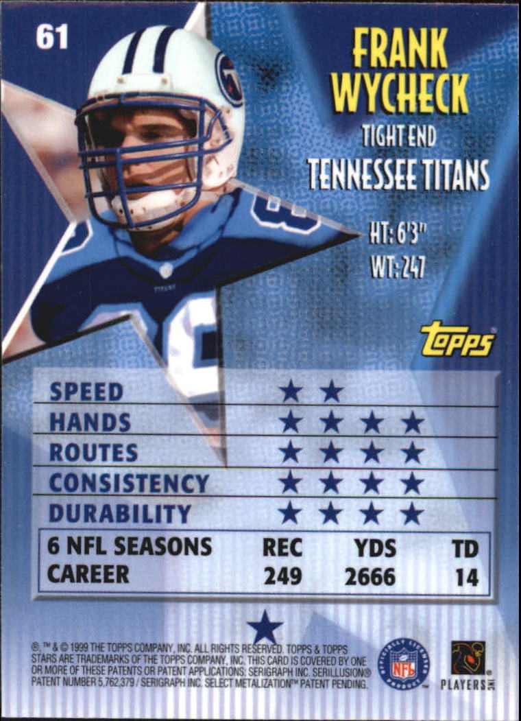 A5970- 1999 Topps Stars FB Cards 1-140 +Parallels -You Pick- 15+ FREE US SHIP - Picture 118 of 494