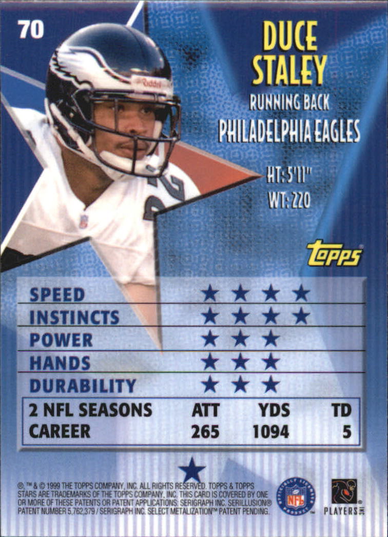 A5970- 1999 Topps Stars FB Cards 1-140 +Parallels -You Pick- 15+ FREE US SHIP - Picture 136 of 494