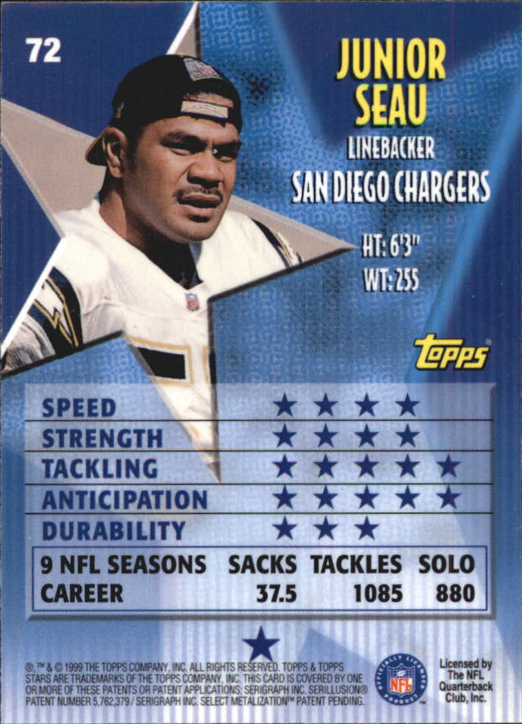 A5970- 1999 Topps Stars FB Cards 1-140 +Parallels -You Pick- 15+ FREE US SHIP - Picture 140 of 494