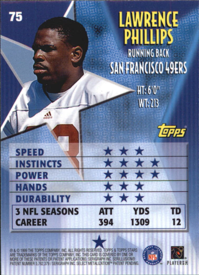 A5970- 1999 Topps Stars FB Cards 1-140 +Parallels -You Pick- 15+ FREE US SHIP - Picture 146 of 494