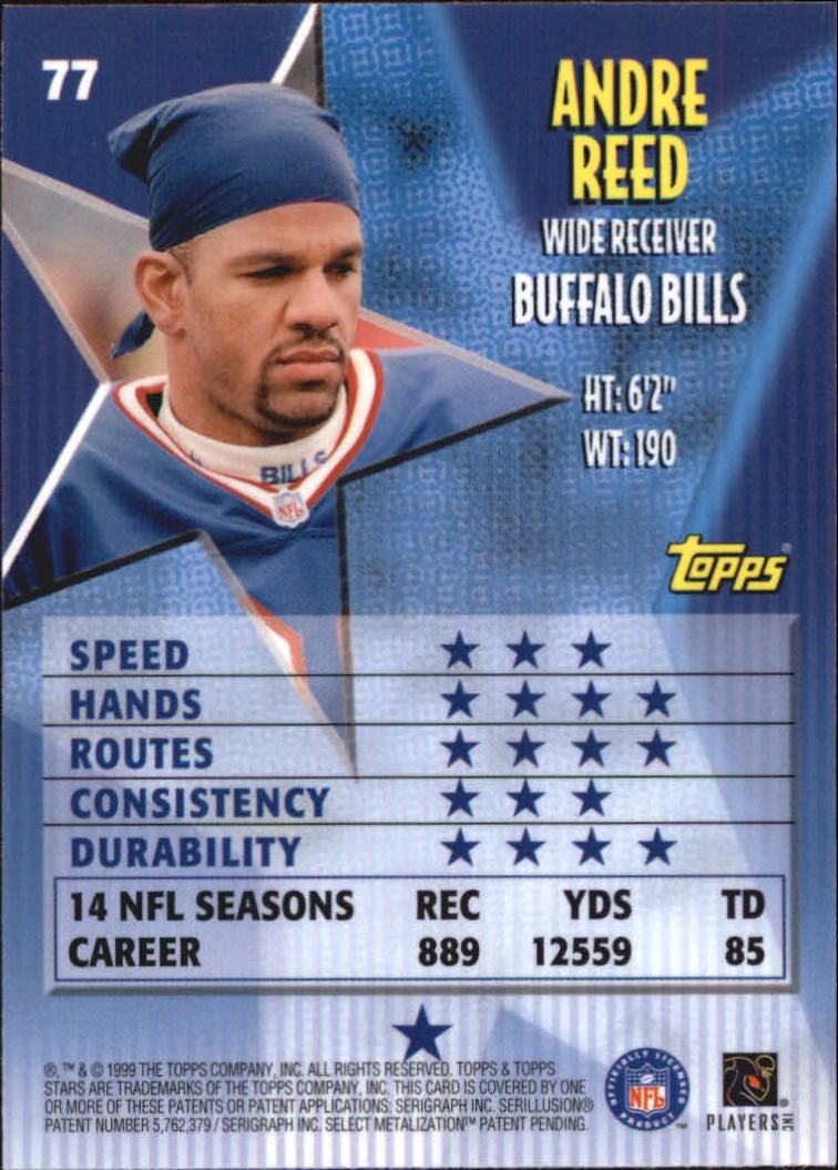 A5970- 1999 Topps Stars FB Cards 1-140 +Parallels -You Pick- 15+ FREE US SHIP - Picture 150 of 494
