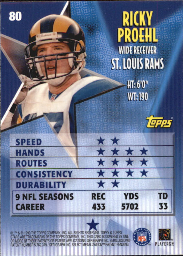 A5970- 1999 Topps Stars FB Cards 1-140 +Parallels -You Pick- 15+ FREE US SHIP - Picture 156 of 494