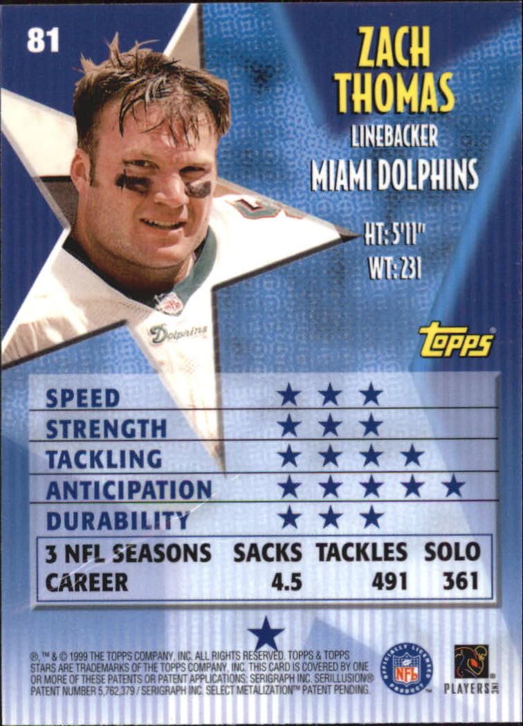 A5970- 1999 Topps Stars FB Cards 1-140 +Parallels -You Pick- 15+ FREE US SHIP - Picture 158 of 494