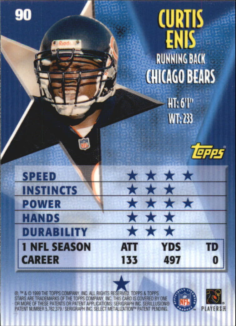 A5970- 1999 Topps Stars FB Cards 1-140 +Parallels -You Pick- 15+ FREE US SHIP - Picture 176 of 494