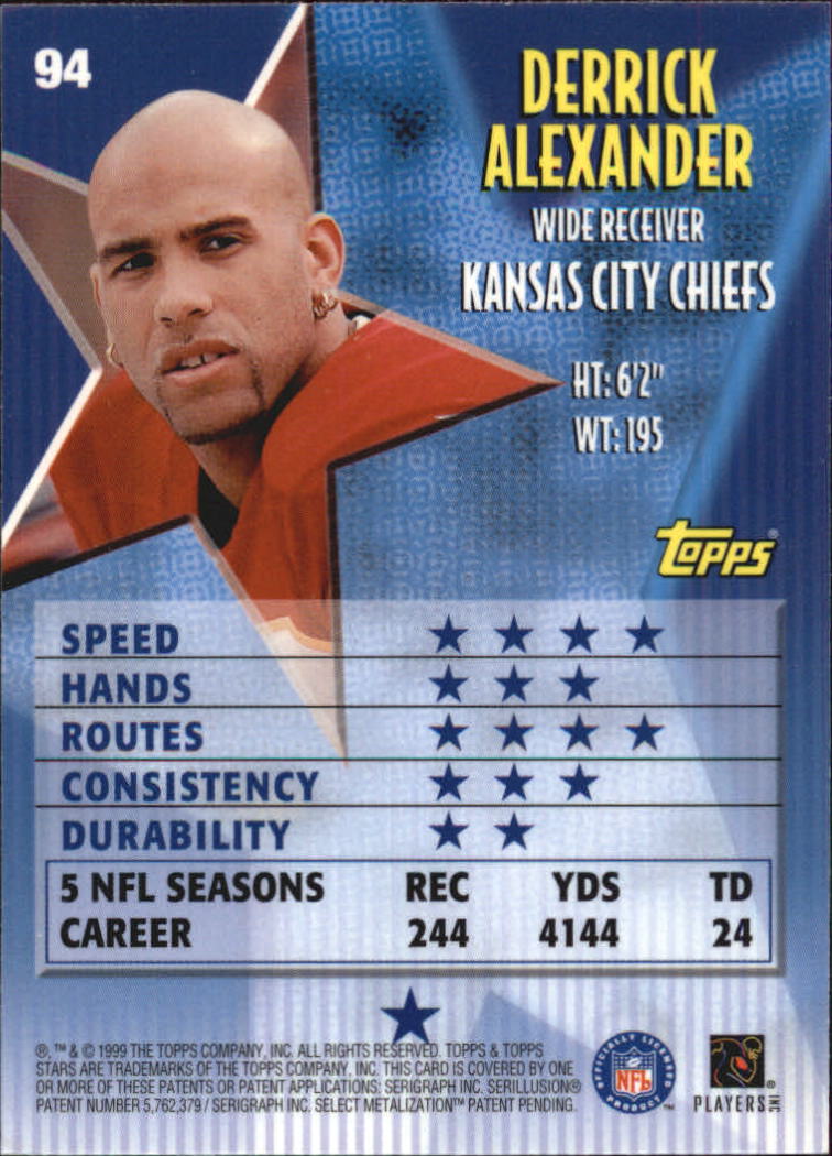 A5970- 1999 Topps Stars FB Cards 1-140 +Parallels -You Pick- 15+ FREE US SHIP - Picture 184 of 494