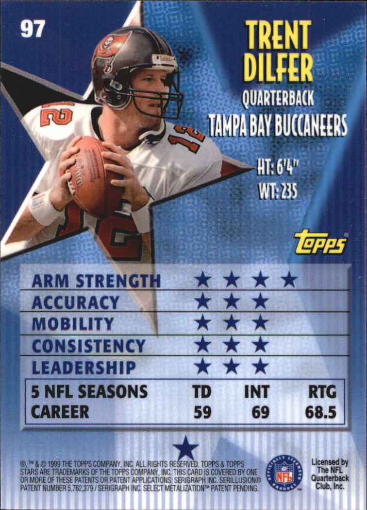A5970- 1999 Topps Stars FB Cards 1-140 +Parallels -You Pick- 15+ FREE US SHIP - Picture 190 of 494