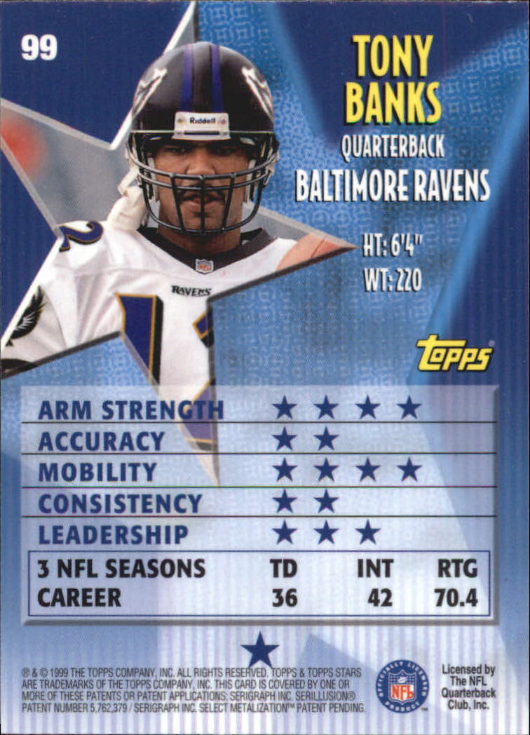 A5970- 1999 Topps Stars FB Cards 1-140 +Parallels -You Pick- 15+ FREE US SHIP - Picture 194 of 494