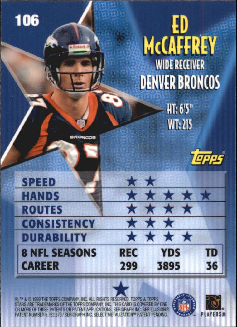 A5970- 1999 Topps Stars FB Cards 1-140 +Parallels -You Pick- 15+ FREE US SHIP - Picture 208 of 494
