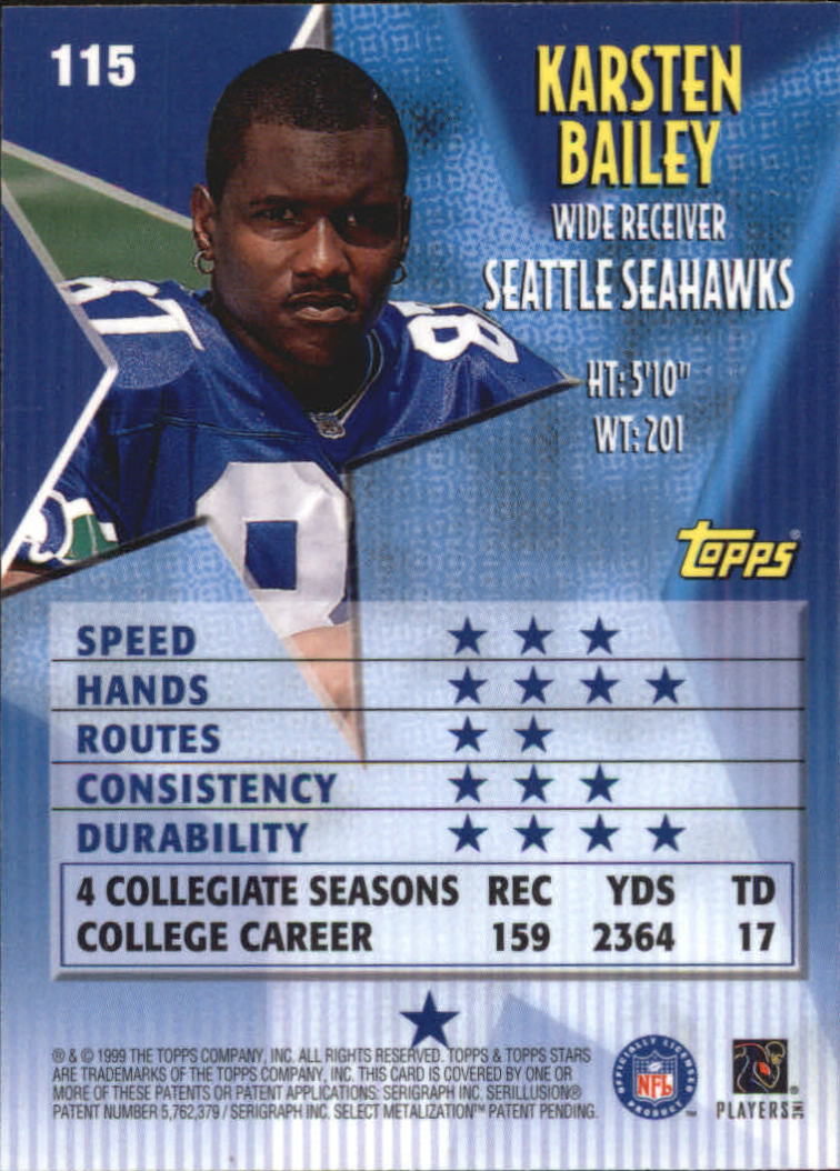 A5970- 1999 Topps Stars FB Cards 1-140 +Parallels -You Pick- 15+ FREE US SHIP - Picture 226 of 494