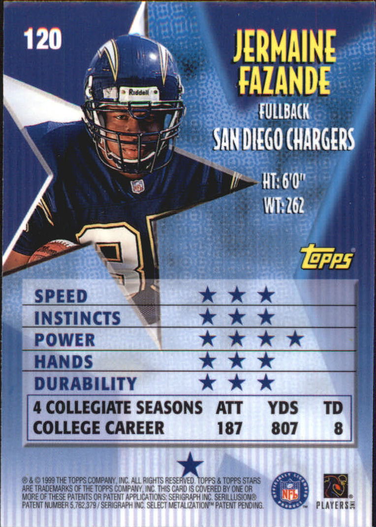 A5970- 1999 Topps Stars FB Cards 1-140 +Parallels -You Pick- 15+ FREE US SHIP - Picture 236 of 494