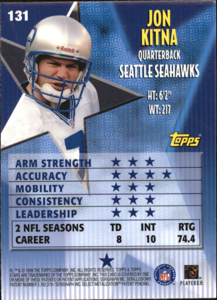 A5970- 1999 Topps Stars FB Cards 1-140 +Parallels -You Pick- 15+ FREE US SHIP - Picture 256 of 494