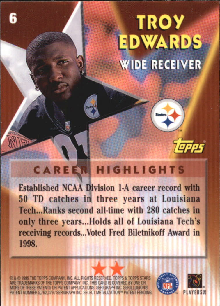 A5970- 1999 Topps Stars FB Cards 1-140 +Parallels -You Pick- 15+ FREE US SHIP - Picture 386 of 494
