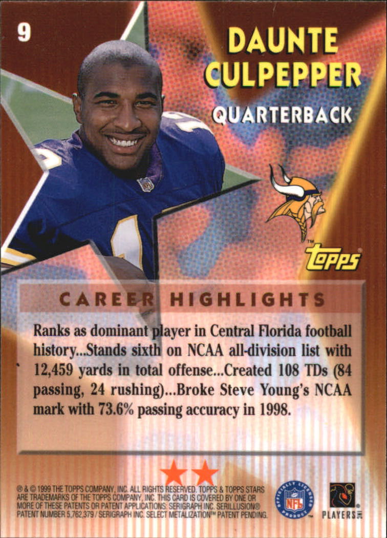 A5970- 1999 Topps Stars FB Cards 1-140 +Parallels -You Pick- 15+ FREE US SHIP - Picture 392 of 494