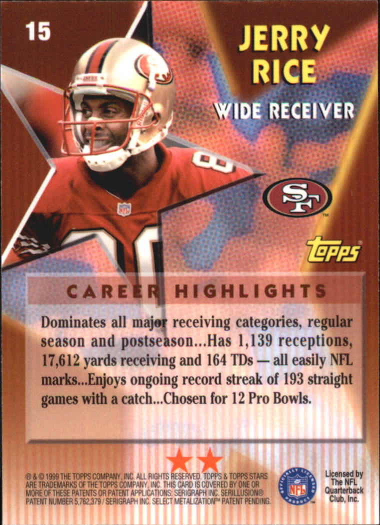 A5970- 1999 Topps Stars FB Cards 1-140 +Parallels -You Pick- 15+ FREE US SHIP - Picture 404 of 494