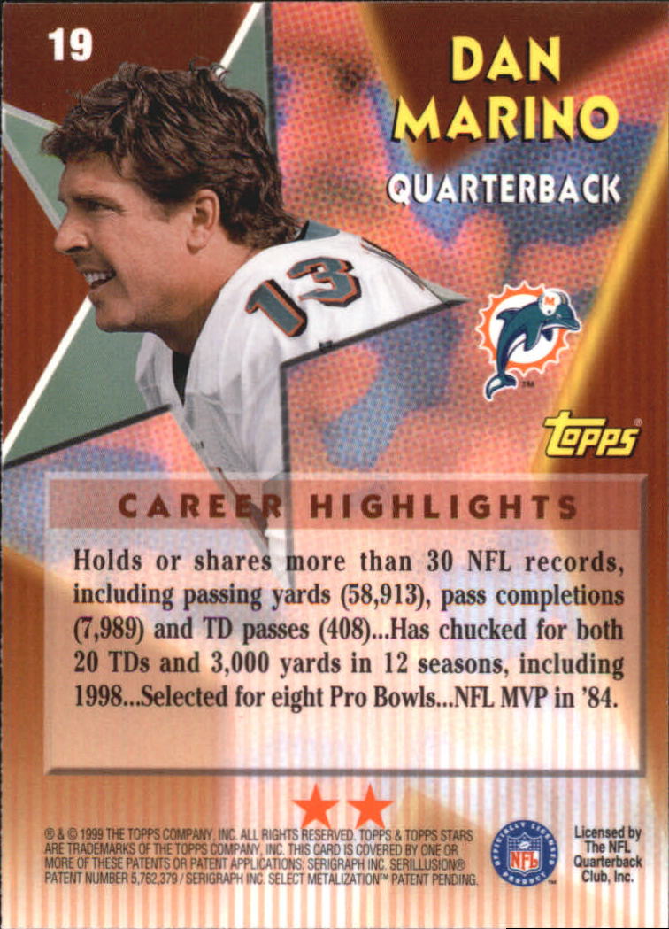 A5970- 1999 Topps Stars FB Cards 1-140 +Parallels -You Pick- 15+ FREE US SHIP - Picture 412 of 494