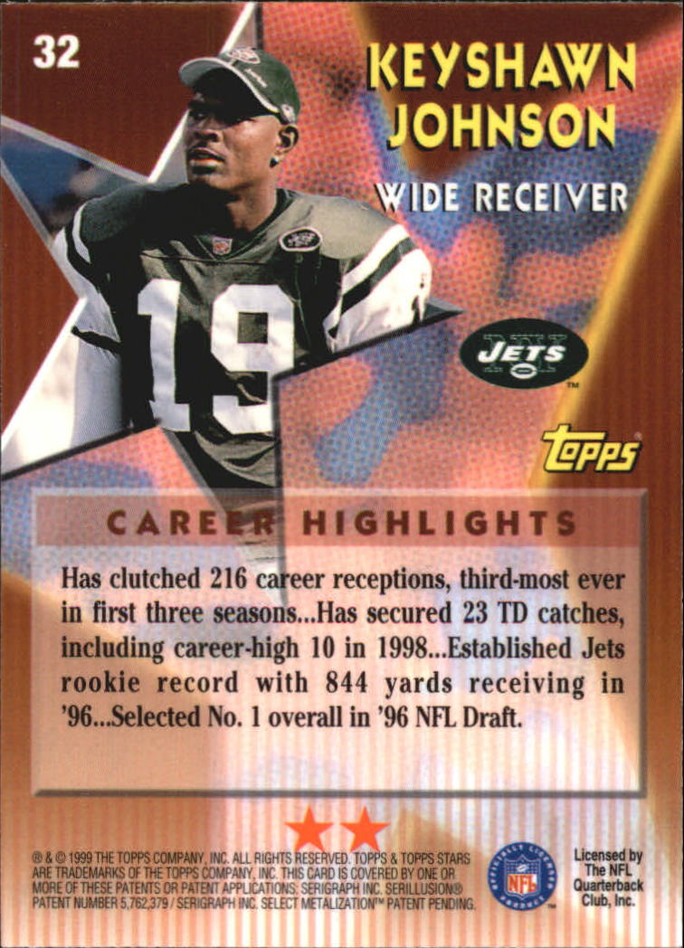 A5970- 1999 Topps Stars FB Cards 1-140 +Parallels -You Pick- 15+ FREE US SHIP - Picture 438 of 494