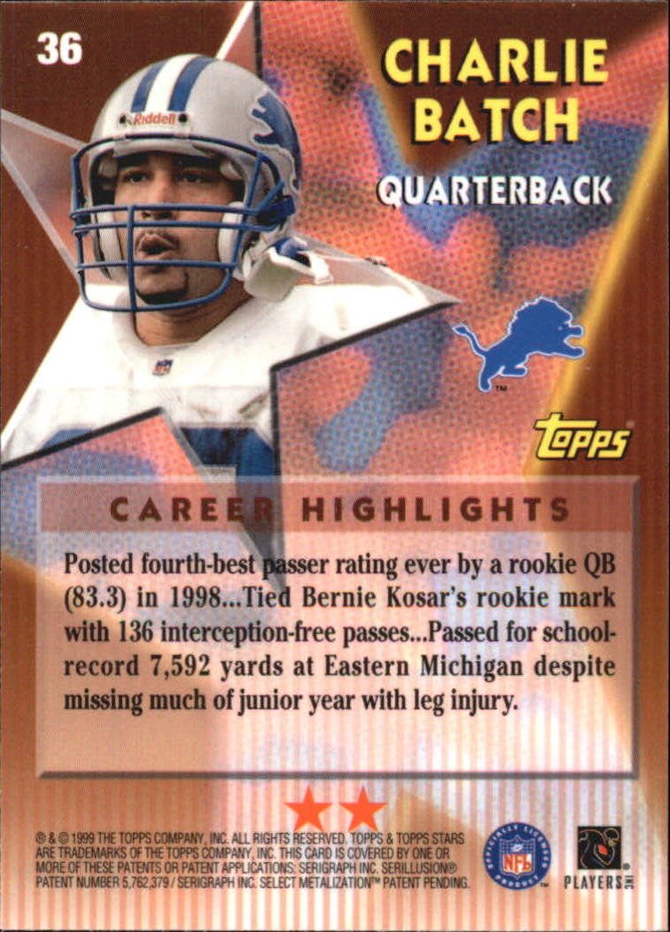 A5970- 1999 Topps Stars FB Cards 1-140 +Parallels -You Pick- 15+ FREE US SHIP - Picture 446 of 494