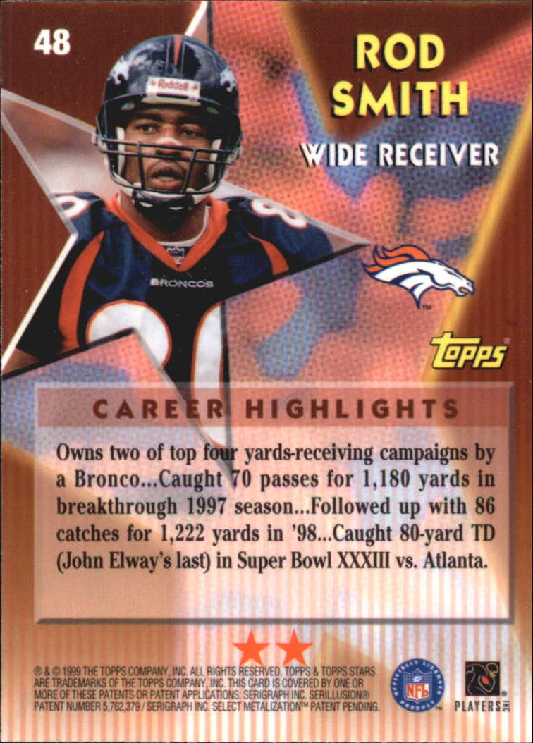 A5970- 1999 Topps Stars FB Cards 1-140 +Parallels -You Pick- 15+ FREE US SHIP - Picture 470 of 494