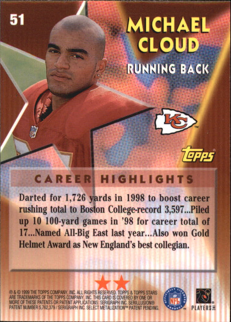 A5970- 1999 Topps Stars FB Cards 1-140 +Parallels -You Pick- 15+ FREE US SHIP - Picture 476 of 494